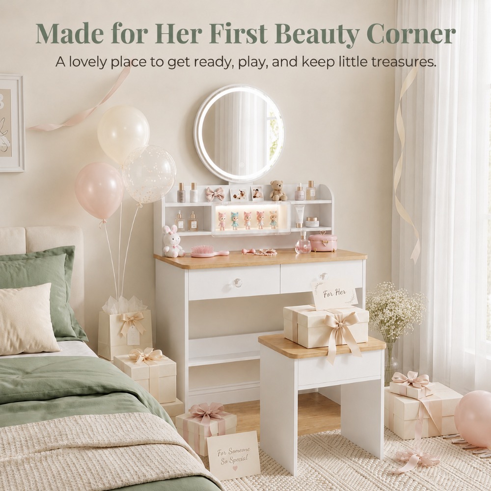 Beauty Makeup Vanity Set - Regalo Perfetto per Lei, Set da