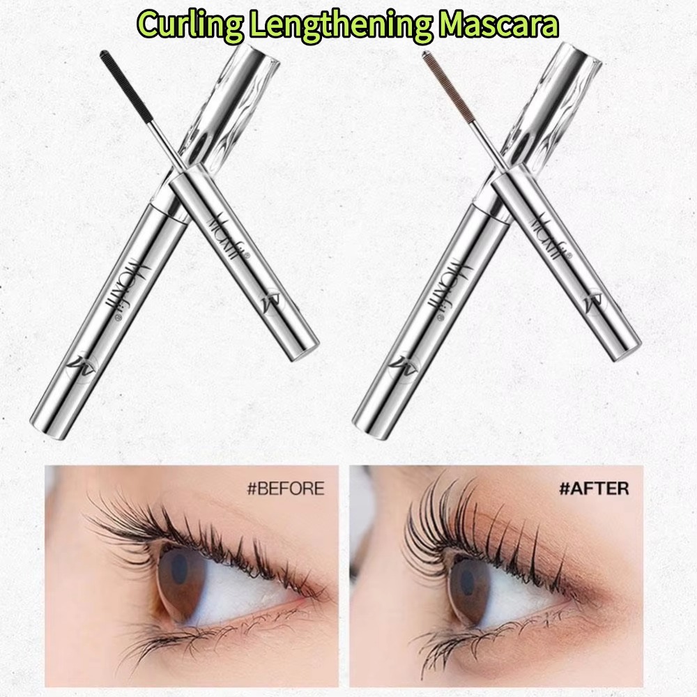 Waterproof Mascara Wand - Mascara Professionale con Applicatore in Metallo,