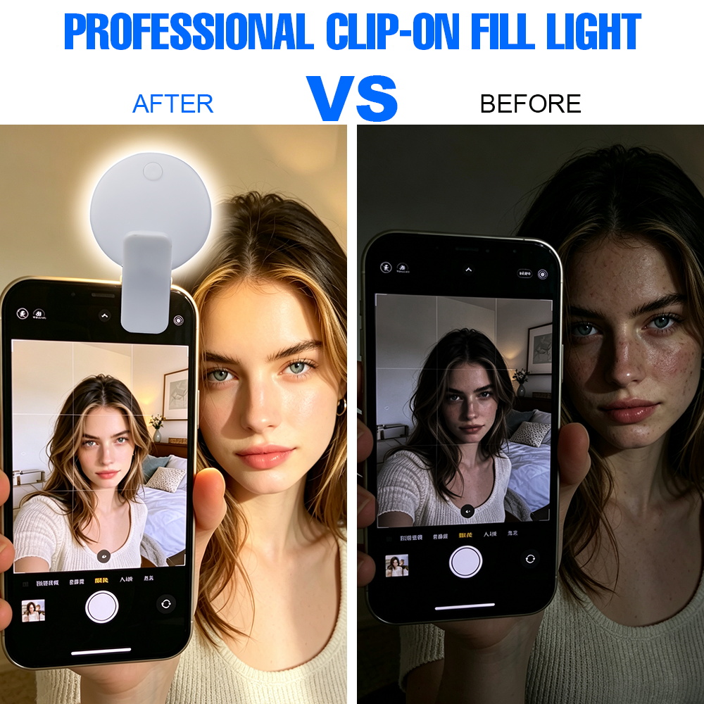 Luce selfie a clip ricaricabil - Beauty No Makeup recensione e prezzo