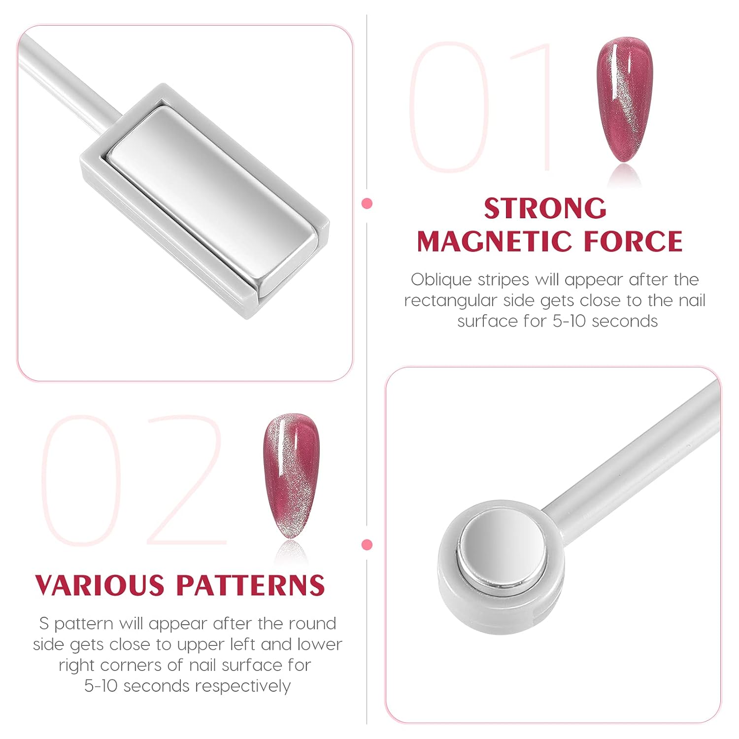 LINMANDA Magnete per unghie Ca - Contour Palette Stick recensione e prezzo